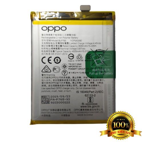 Thay pin Oppo A91