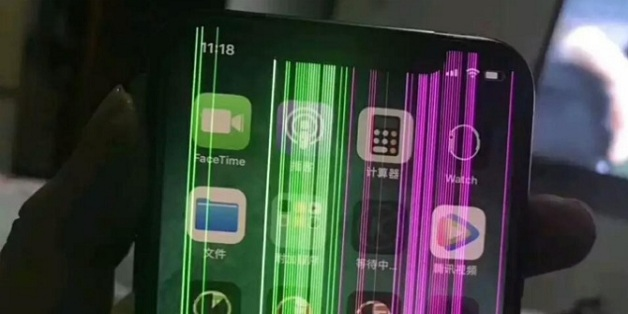 Dấu hiệu nhận biết màn hình iPhone 6 bị sọc